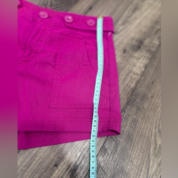 Anthropologie Maeve Women’s Fuchsia Shorts stretch Size 2 - Picture 5 of 9